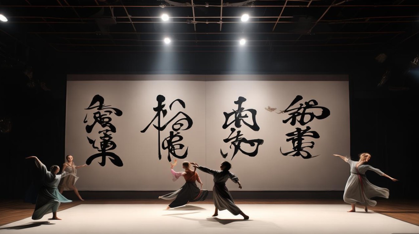 舞蹈视频关于书法