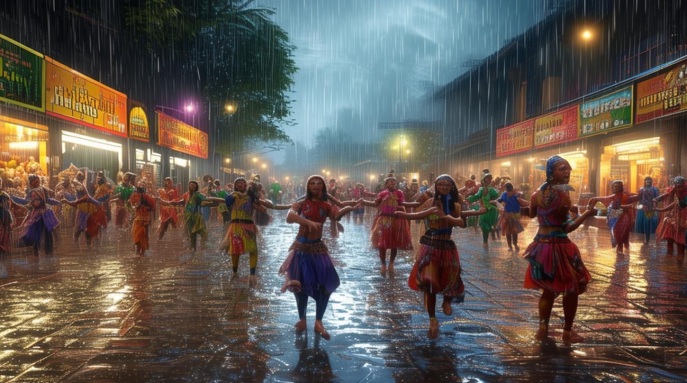 风雨季广场舞